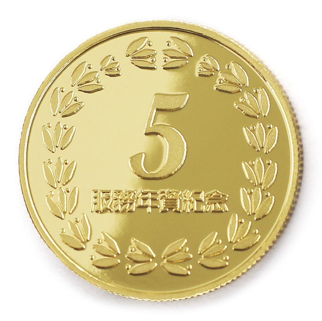 【銅幣】年資5桂環-鏡面雕刻27