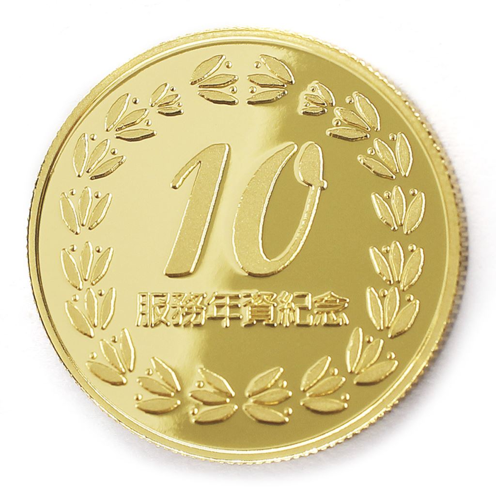 【銅幣】年資10桂環-金箔27
