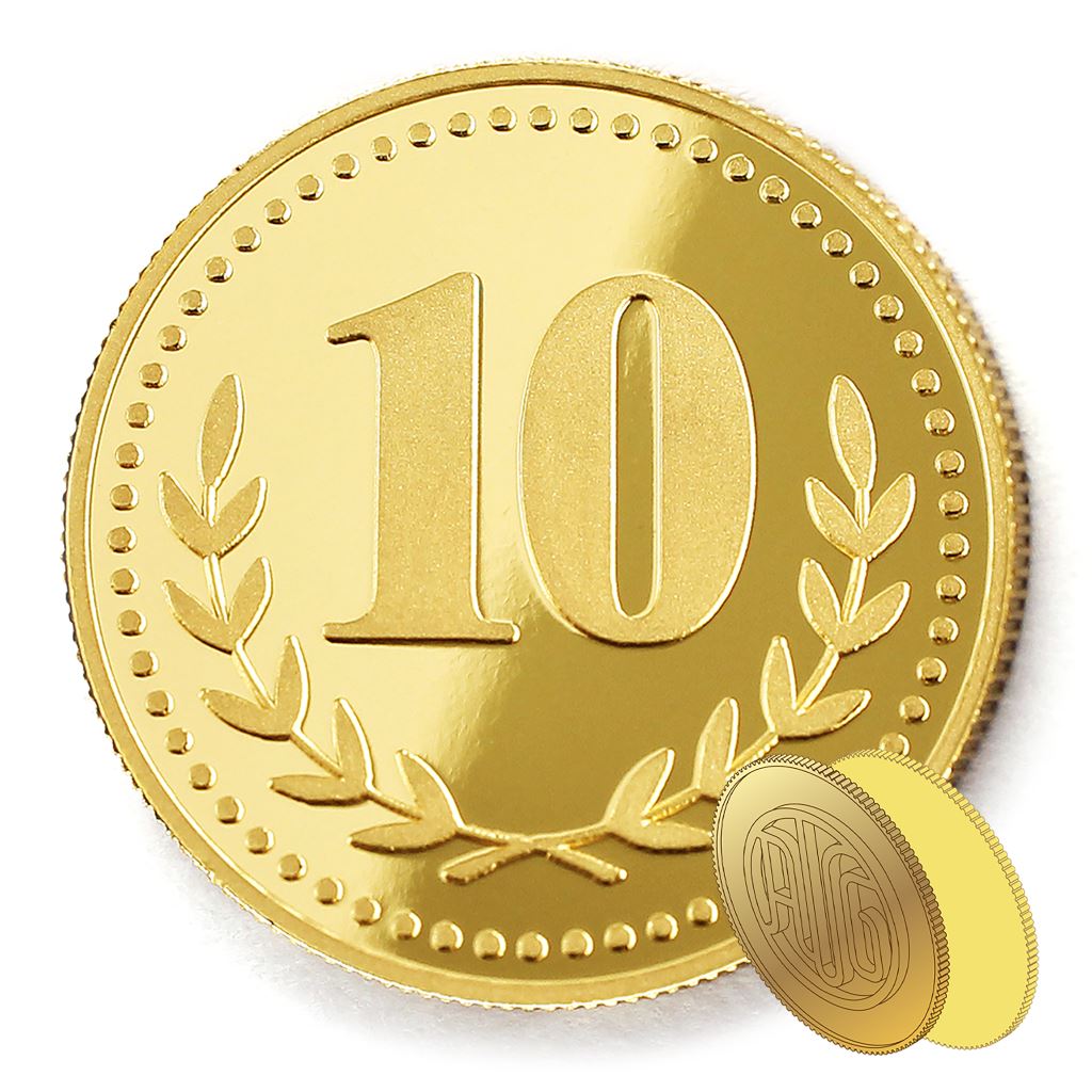 【金銅幣2】年資10半桂-鏡面雕刻27