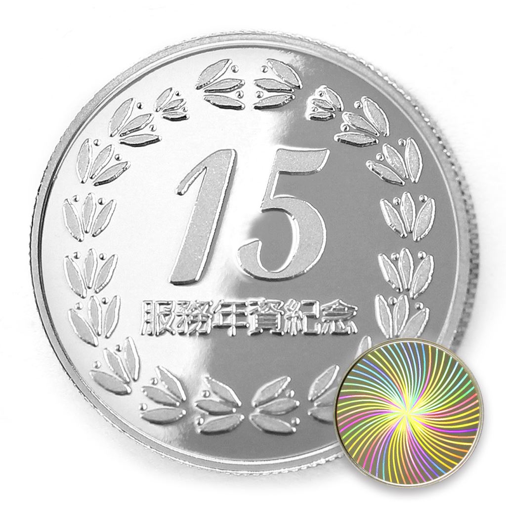 【銀幣】年資15桂環-幻彩雕刻32