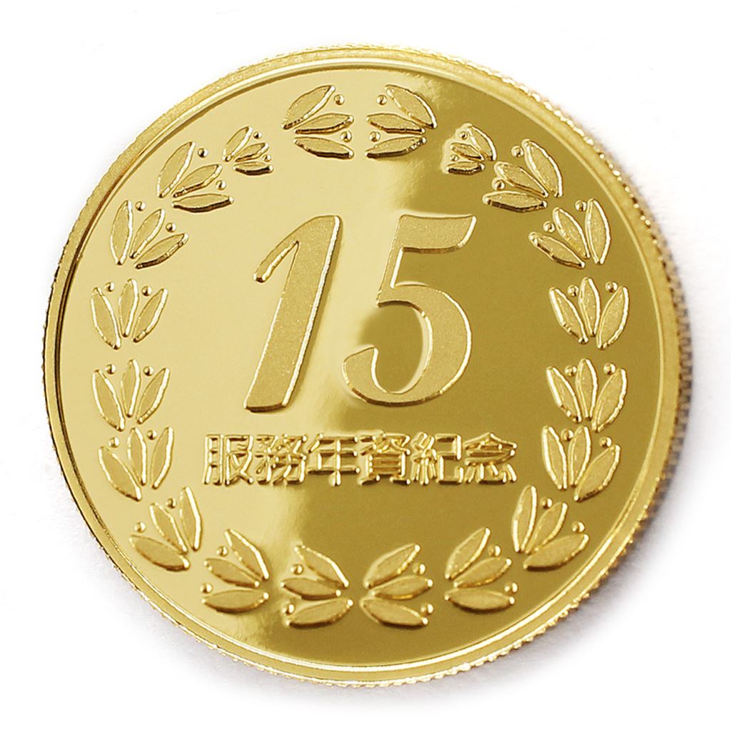 【金幣】年資15桂環-鏡面雕刻32
