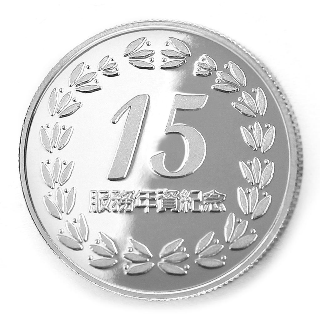 【銀幣】年資15桂環-鏡面雕刻32