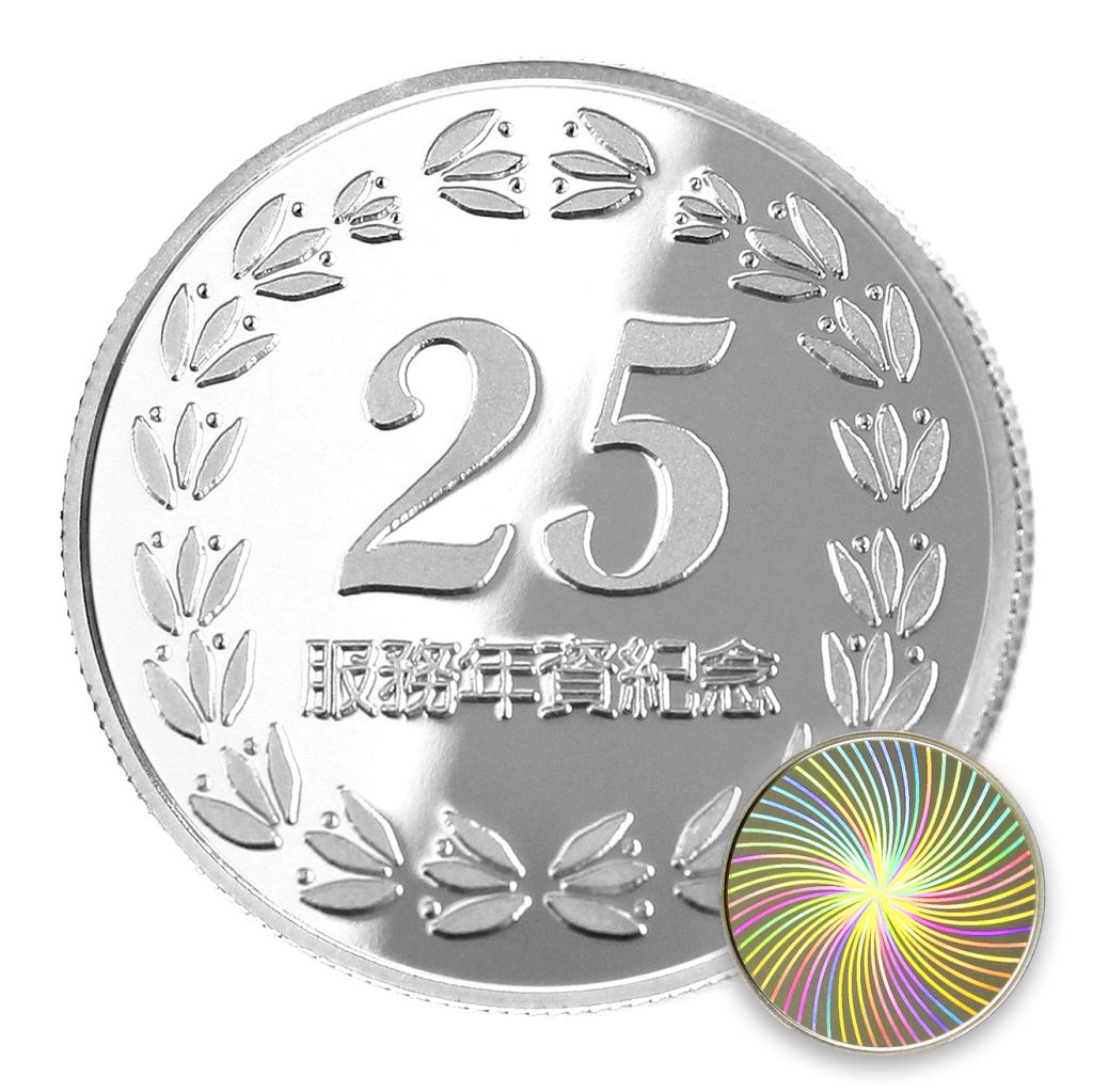 【銀幣】年資25桂環-幻彩雕刻32