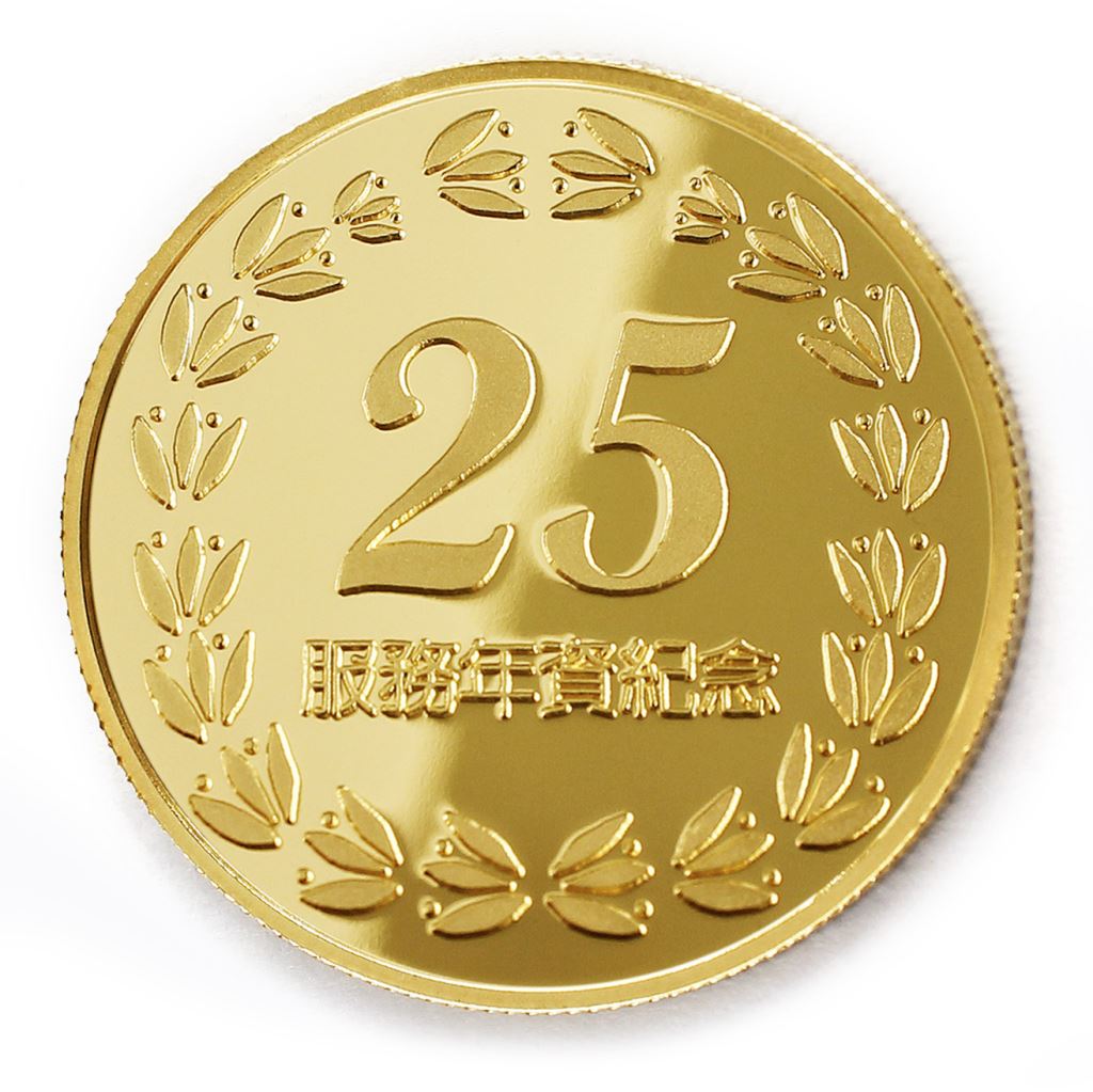 【金幣】年資25桂環-鏡面雕刻32