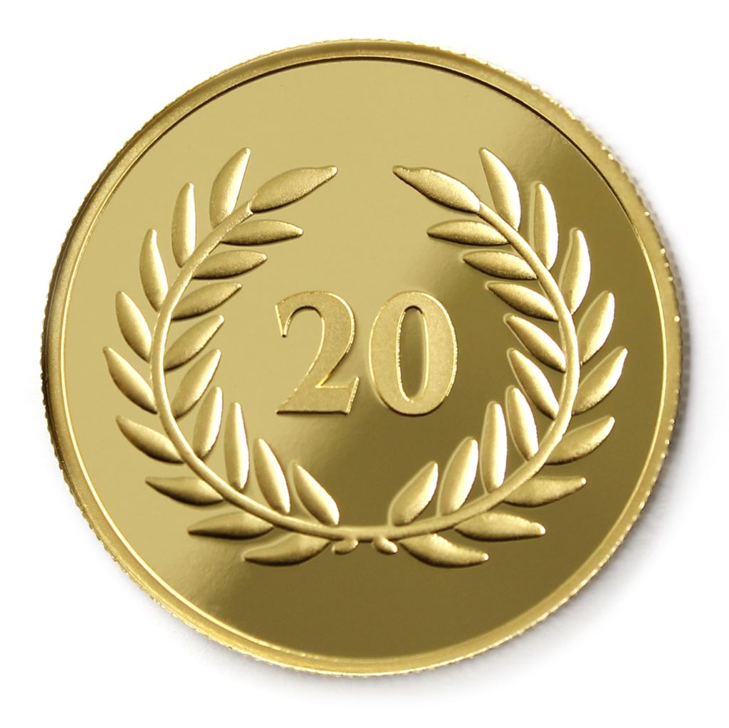 【金幣】年資20月桂-幻彩雕刻32