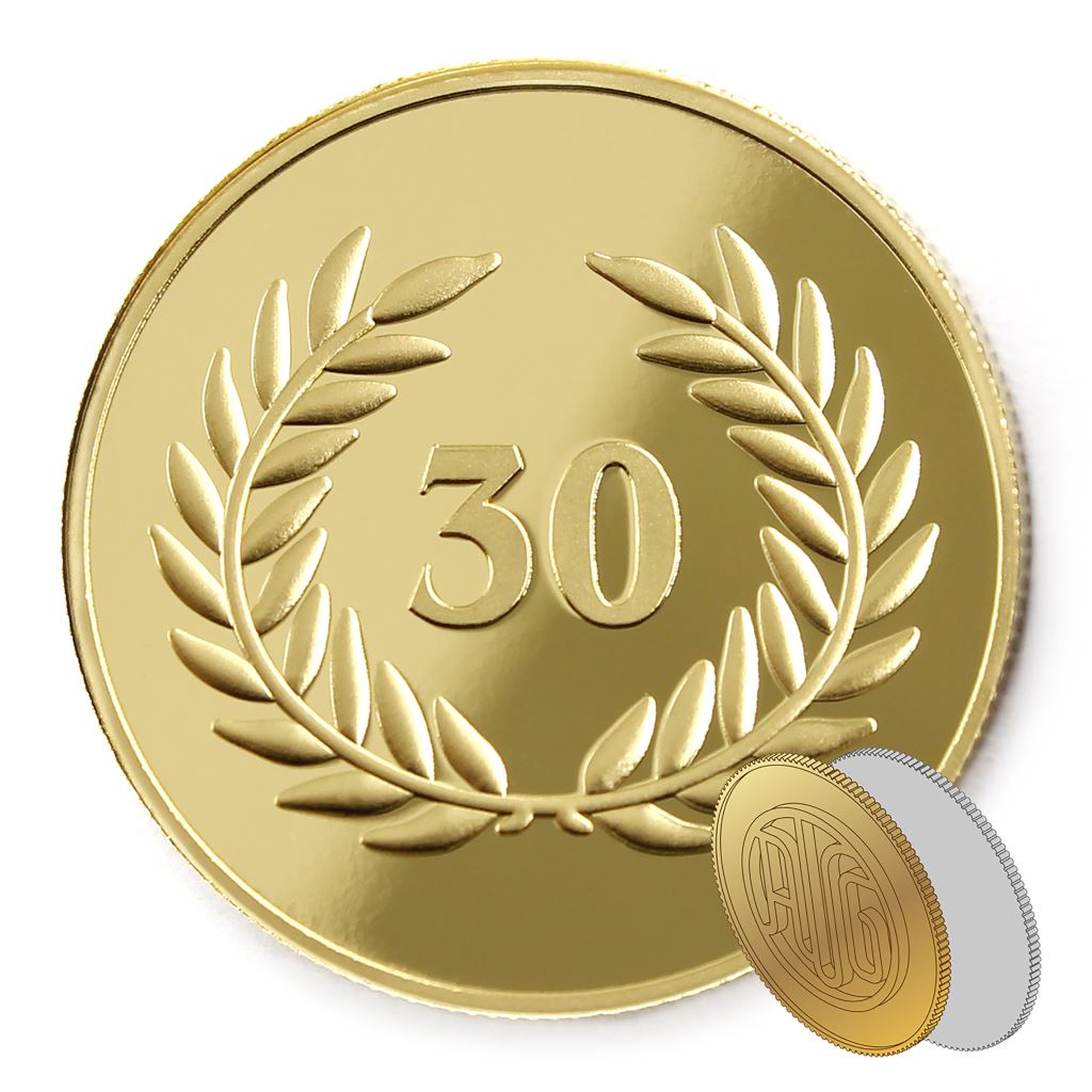 【金銀幣2】年資30月桂-鏡面雕刻32