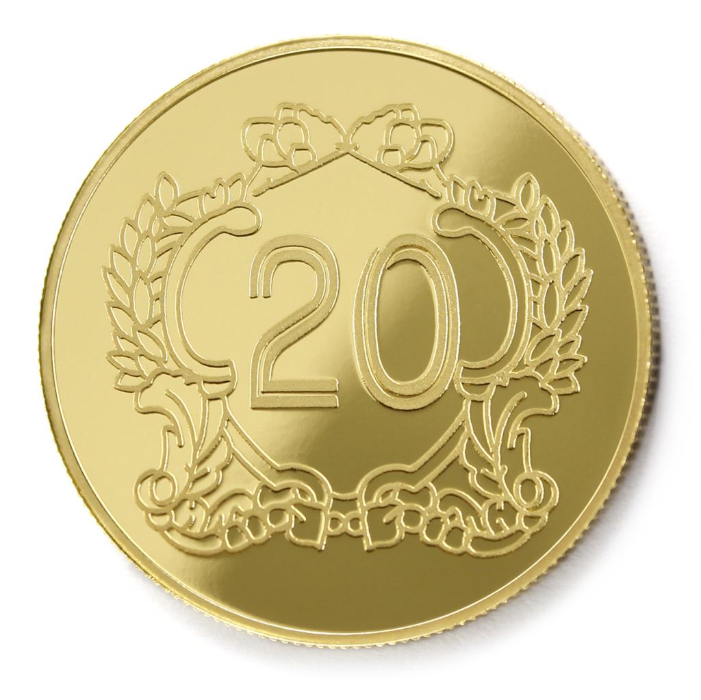 【金幣】年資20榮耀-鏡面雕刻38