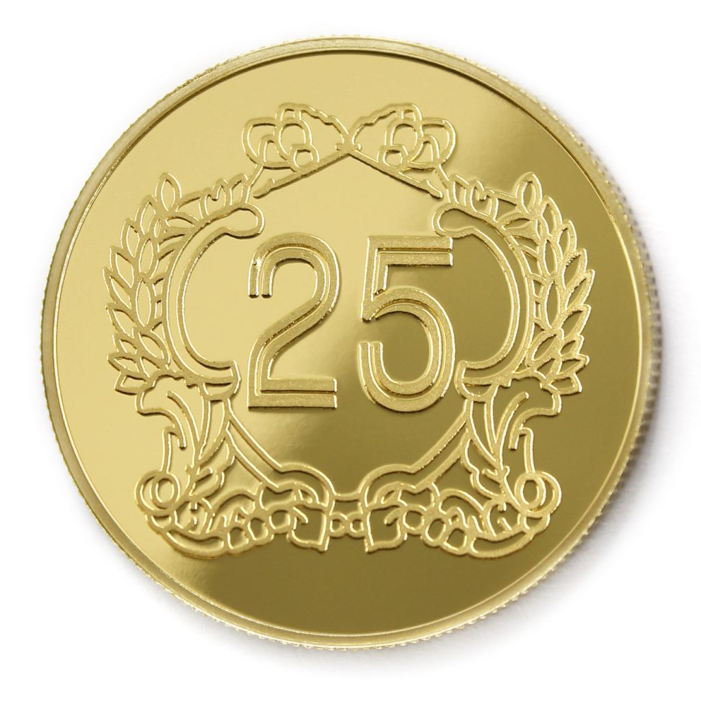 【金幣】年資25榮耀-鏡面雕刻38
