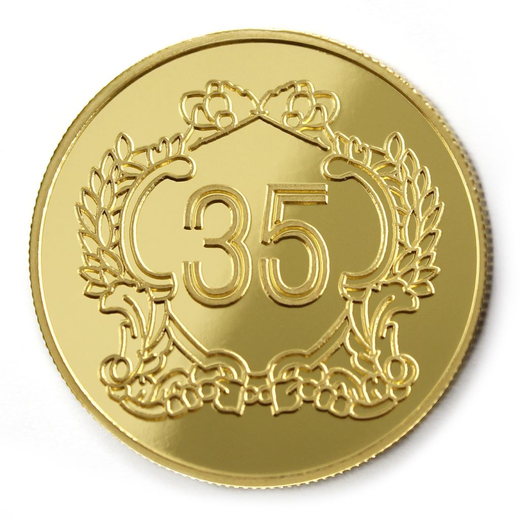 【金幣】年資35榮耀-鏡面雕刻38