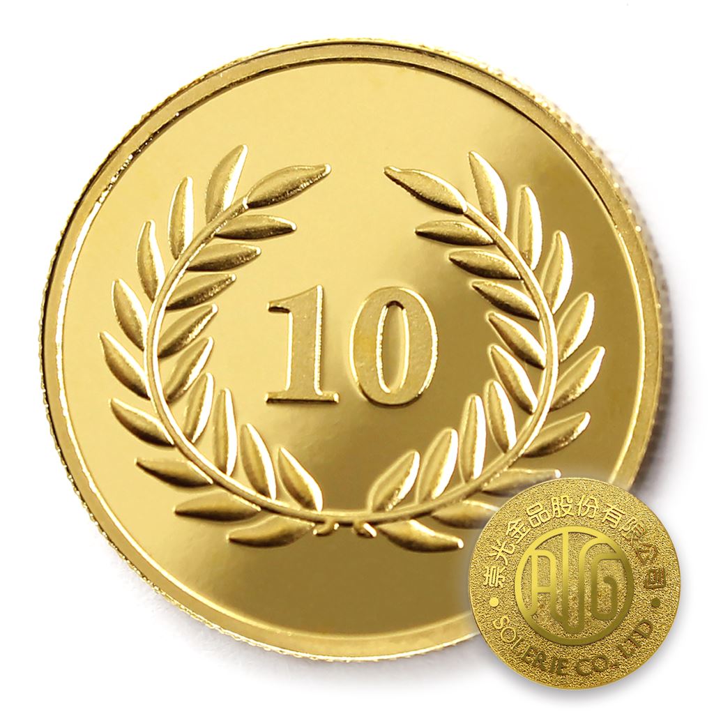 【金幣】年資10月桂-金箔22