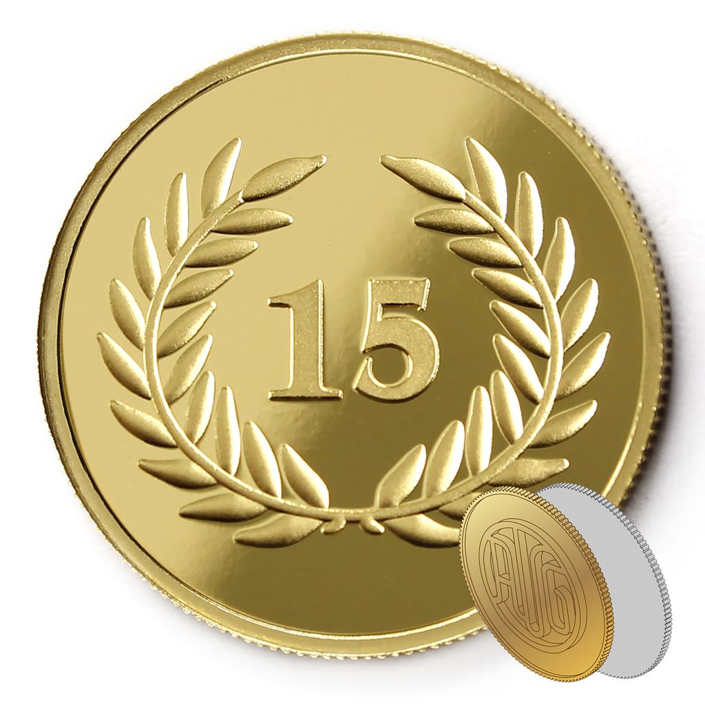 【金銀幣2】年資15月桂-鏡面雕刻27