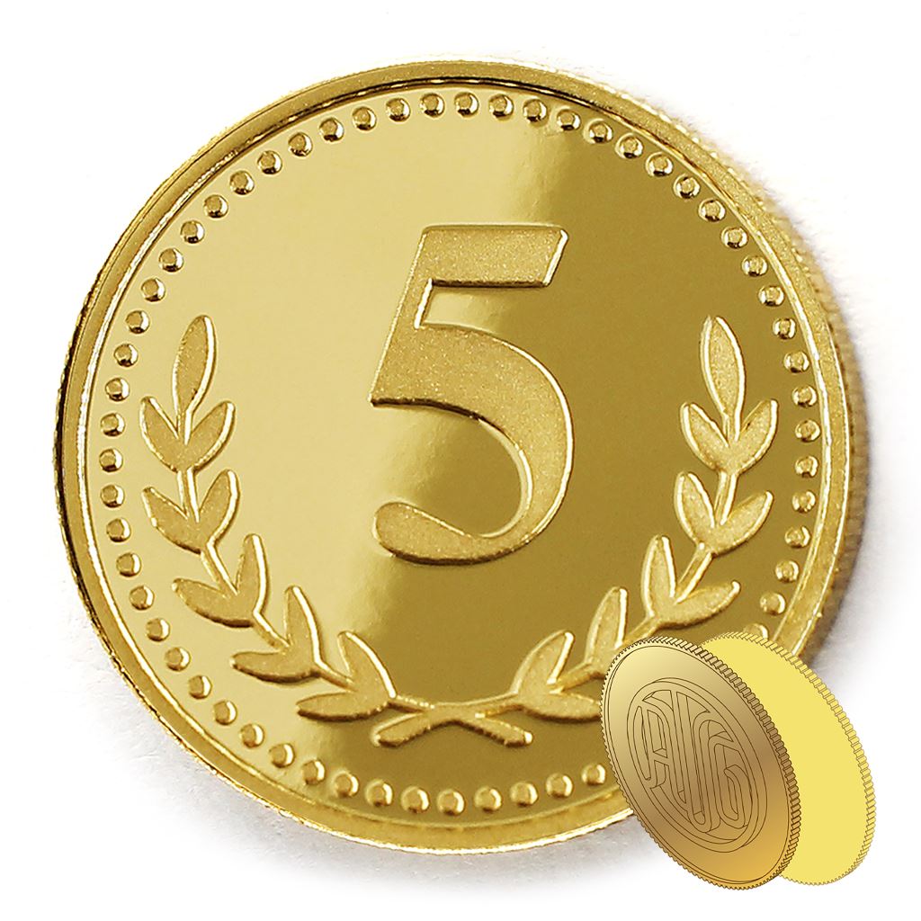 【金銅幣2】年資5半桂-鏡面雕刻22