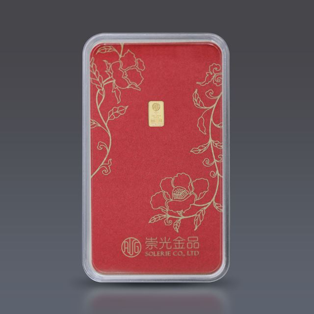 【條塊】壹公克黃金條塊(客製項目需另行報價)