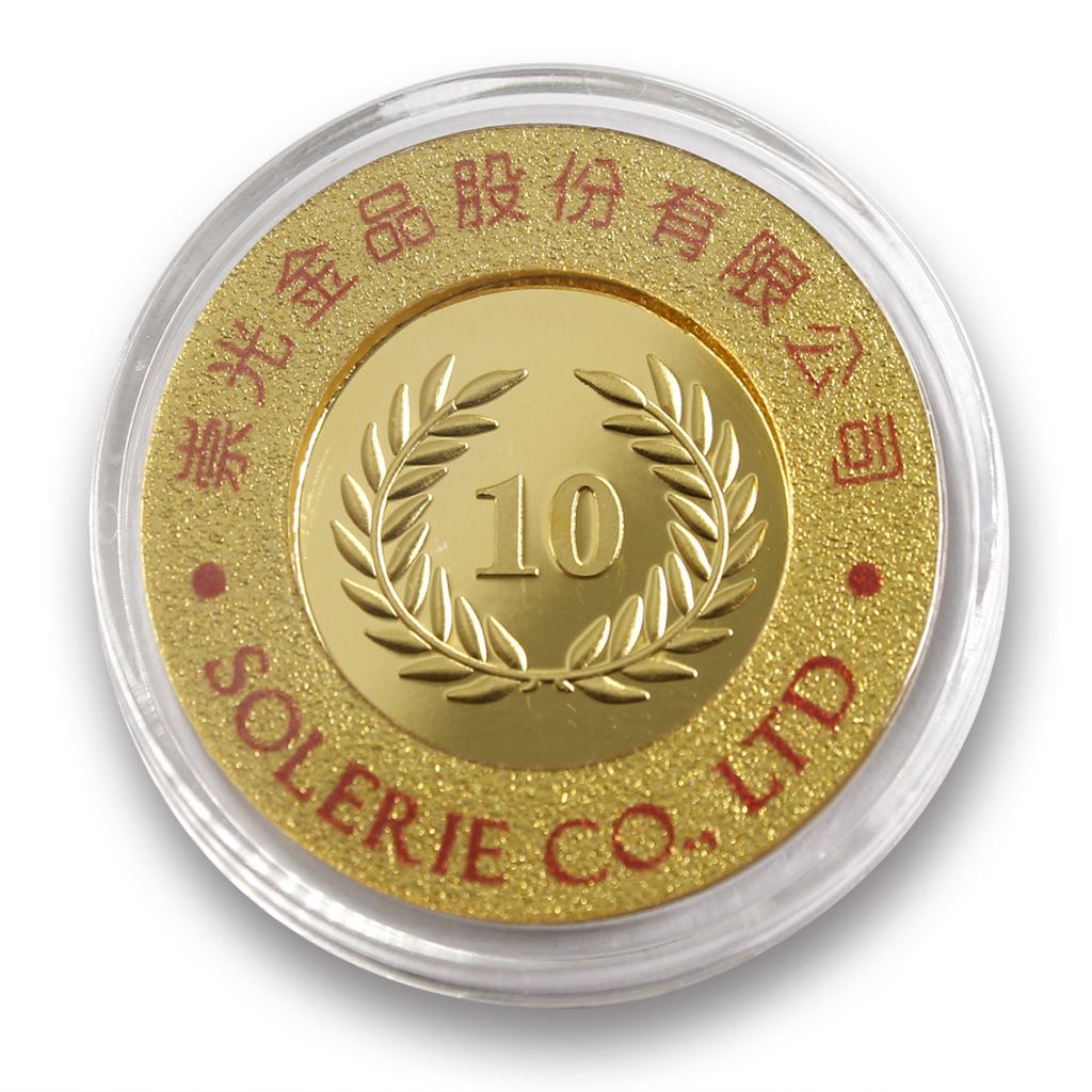 幣類壓克力環-金箔＿雙面