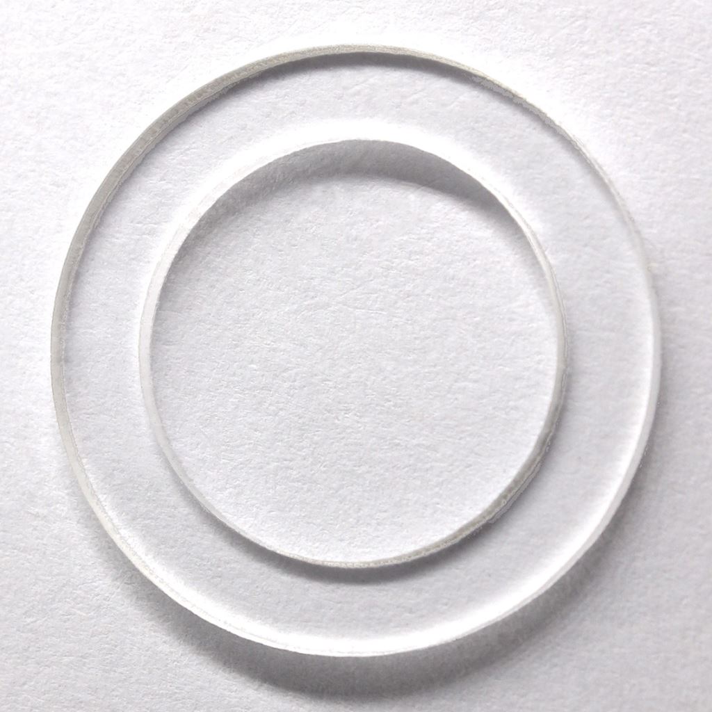 幣類壓克力環-金箔＿雙面