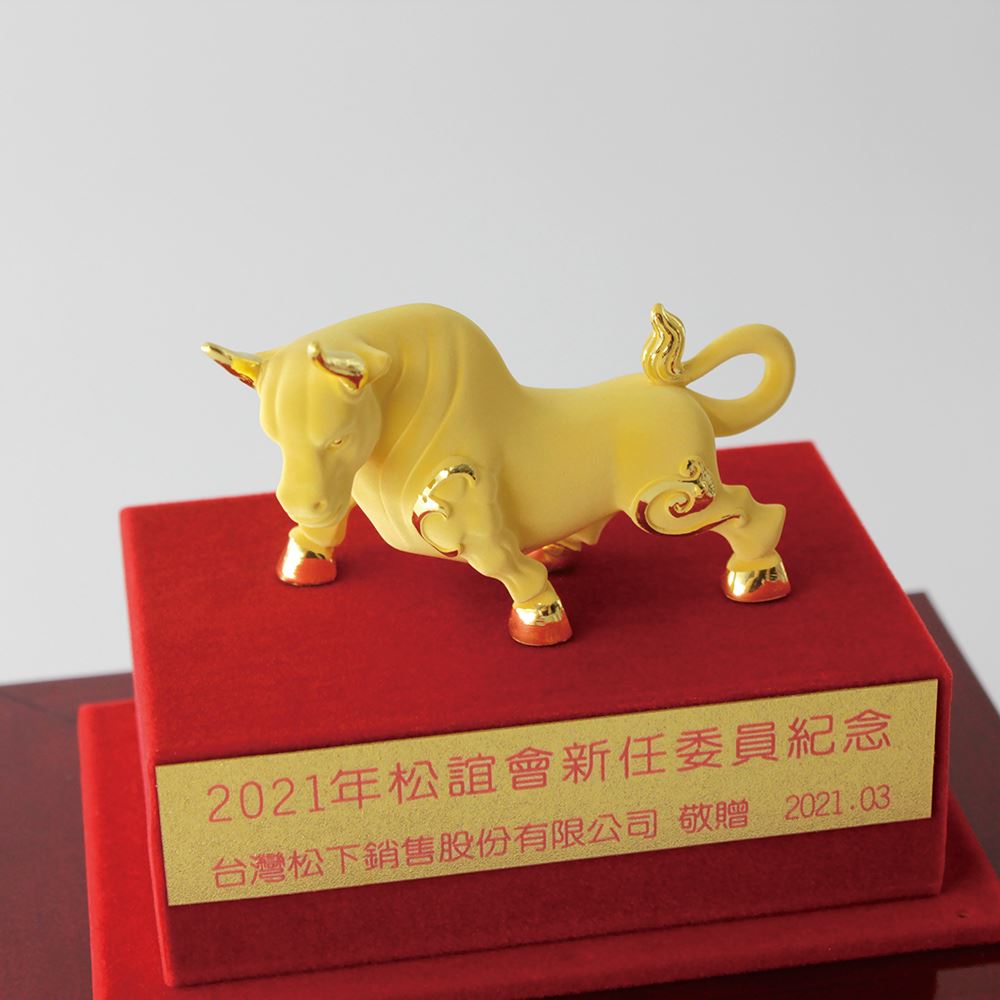 【訂製品】電鑄金牛