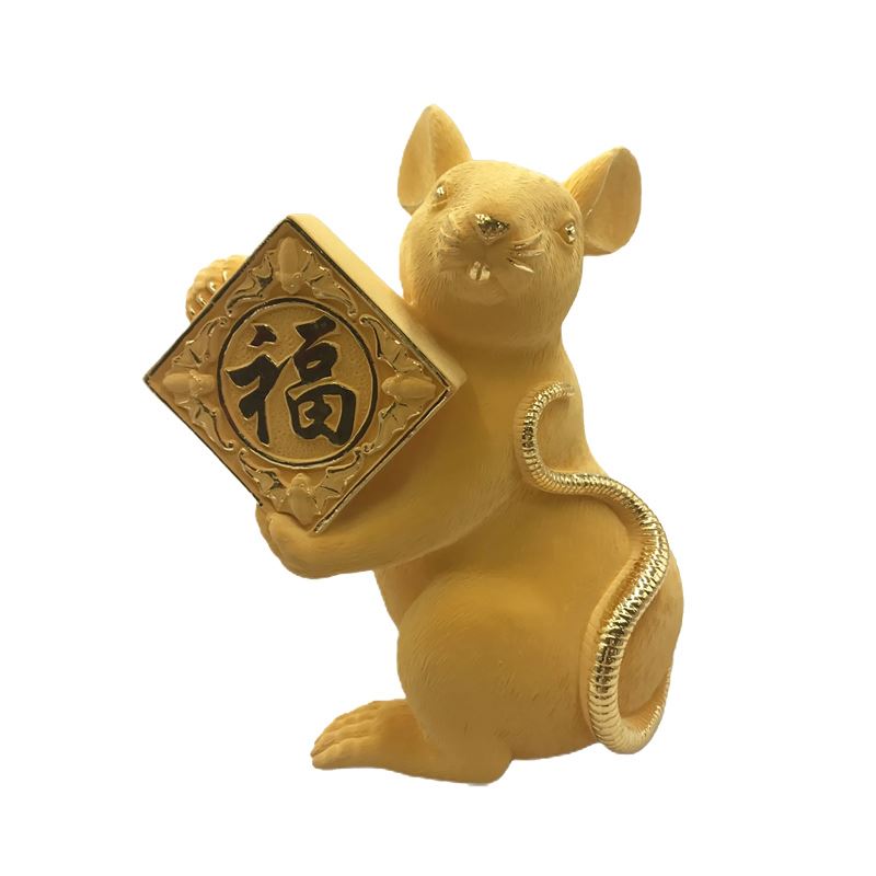 【電鑄類】吉祥福氣鼠 90g