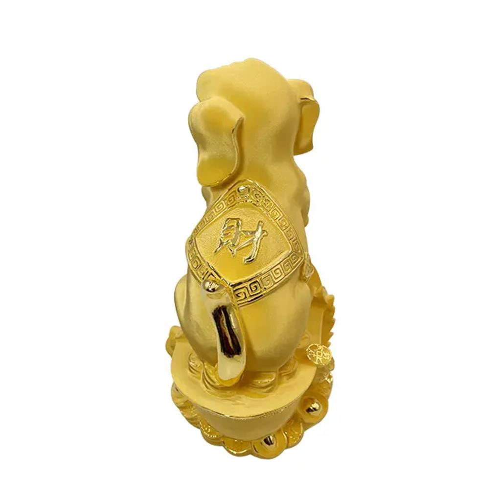 【電鑄類】瑞犬招財 250g