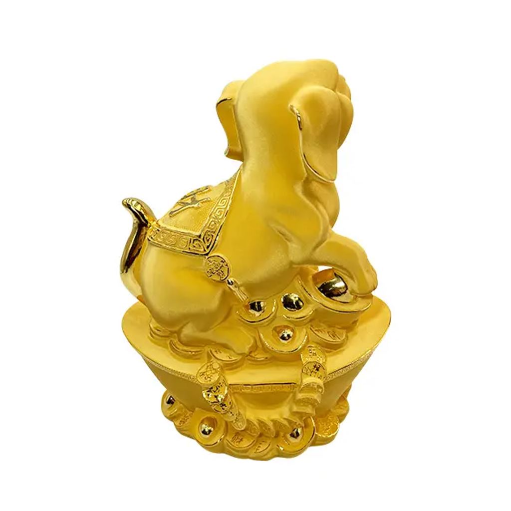【電鑄類】瑞犬招財 250g