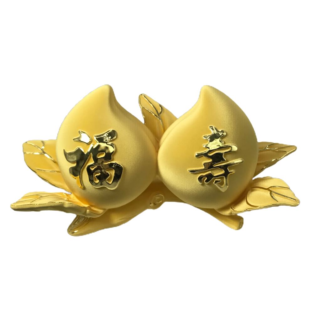 【電鑄類】雙桃獻瑞 200g