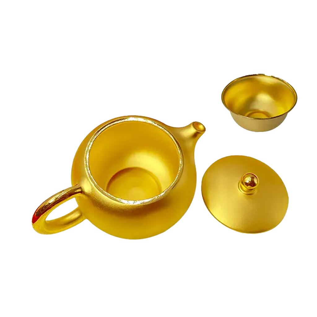 【電鑄類】富貴品茗 壺120g 杯35g